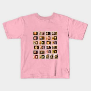 Planets Postage Stamps Kids T-Shirt